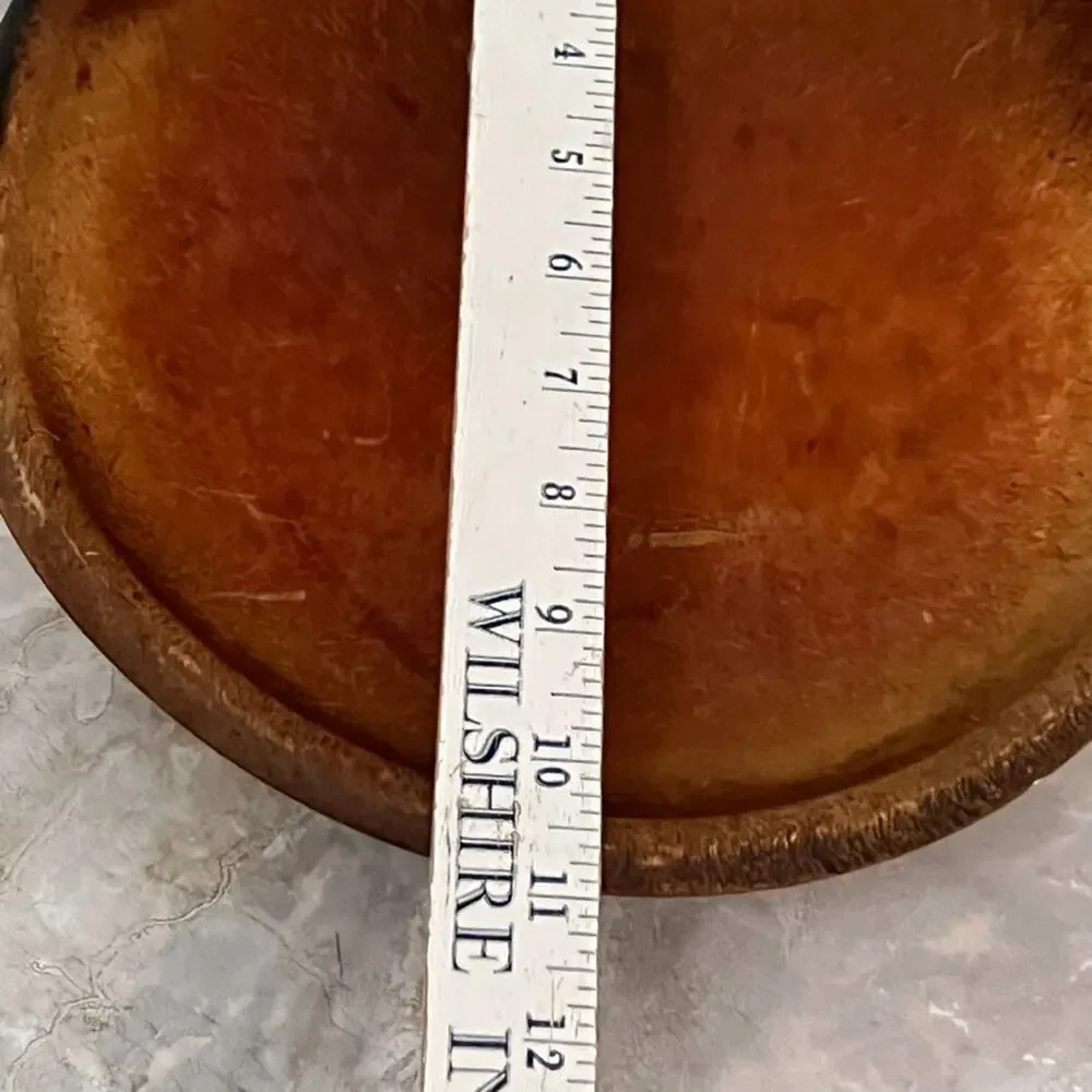Primitive Hand Turned Wooden Bowl 10